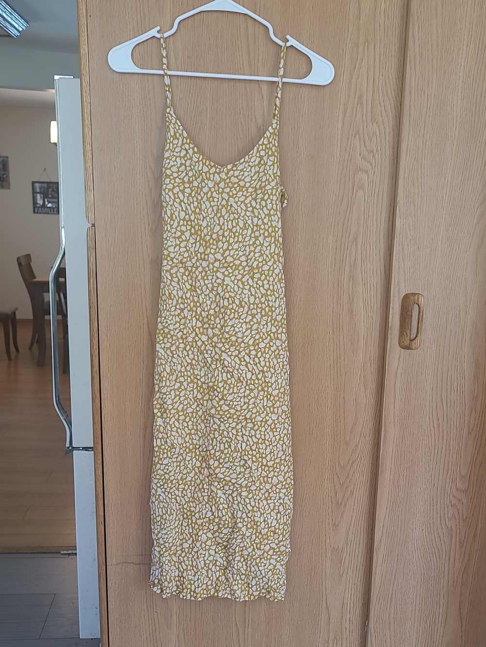 Roxy Yellow and Pink Printed Summer Slip Dress
